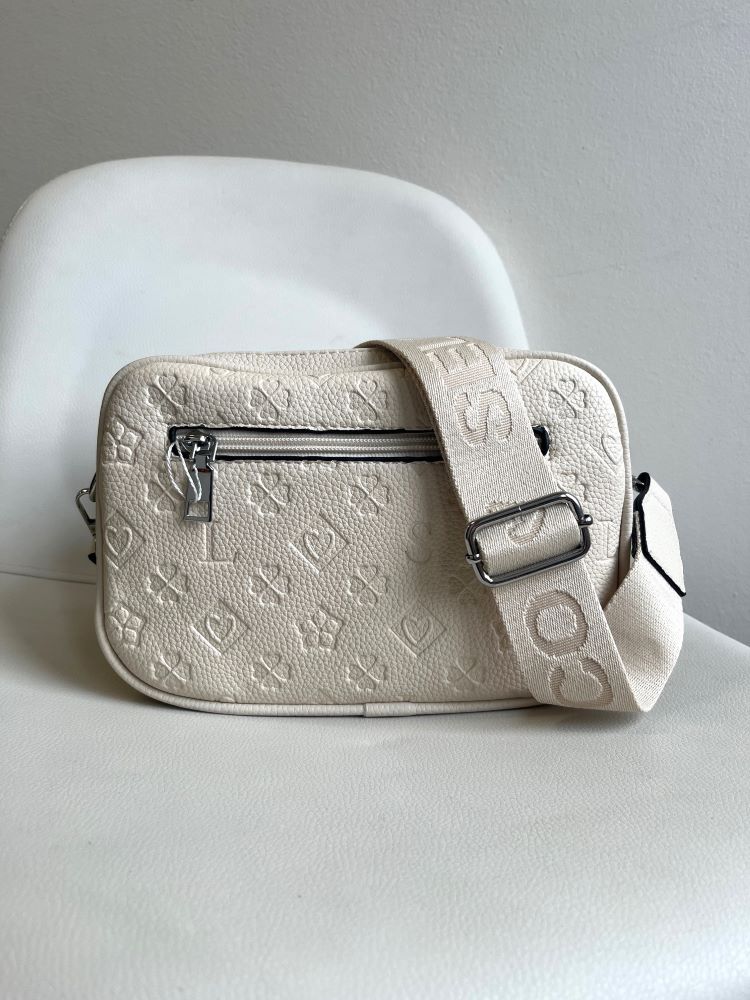 Béžová crossbody kabelka Y8017-beige