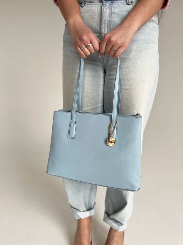 Modrá kabelka na rameno J8813-blue