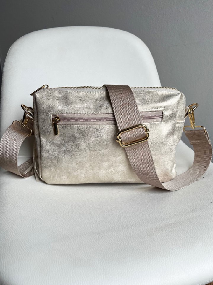 Zlatá crossbody kabelka GROSSO GS-3171-gold