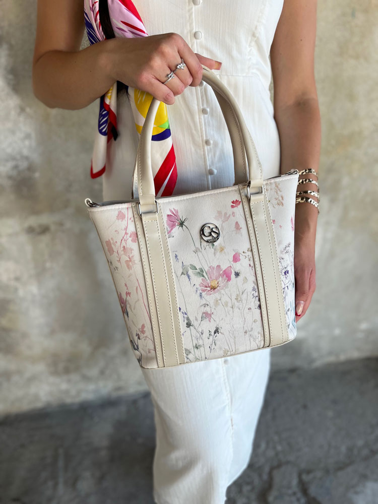 Béžová kabelka do ruky GROSSO GS-3791-beige