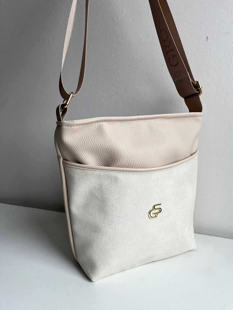 Crossbody kabelka GROSSO béžová
