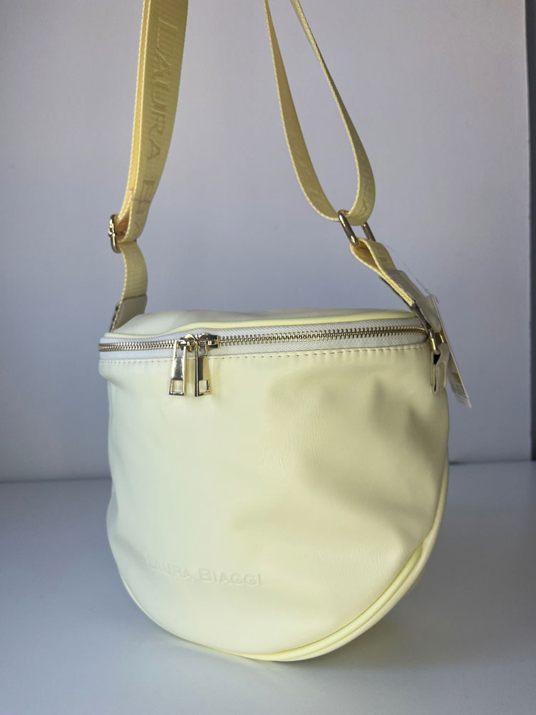 Crossbody kabelka Laura Biaggi žltá