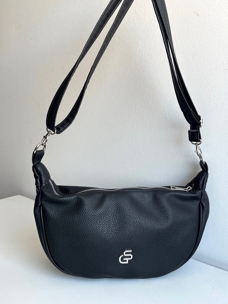 Čierna dámska crossbody kabelka GROSSO GS-4018-black