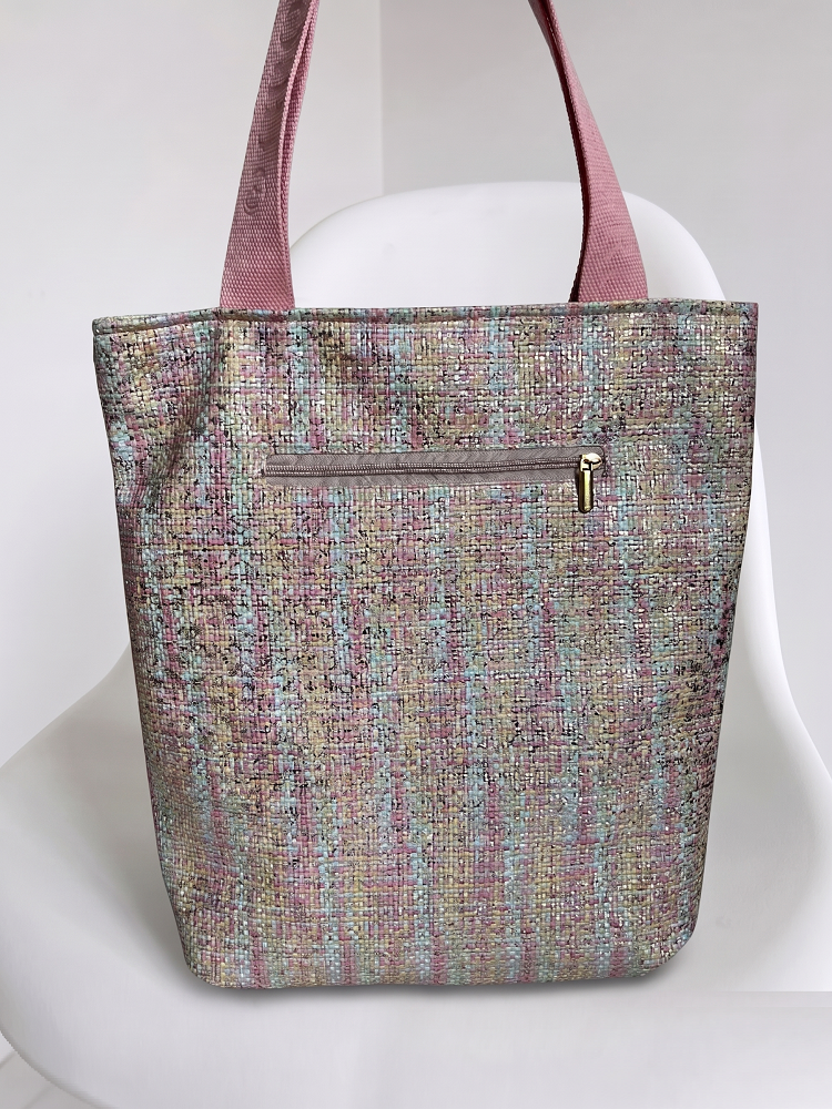 Ružová dámska shopper kabelka Grosso - veľká a praktická