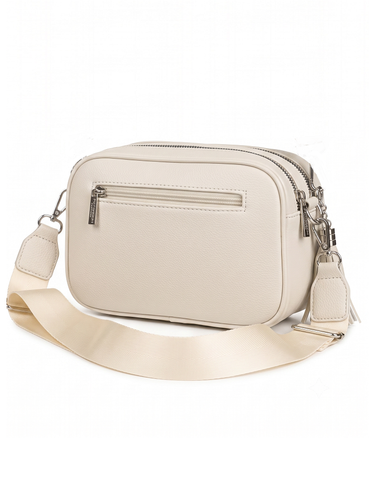 Béžová crossbody kabelka s deleným vnútrom Peterson