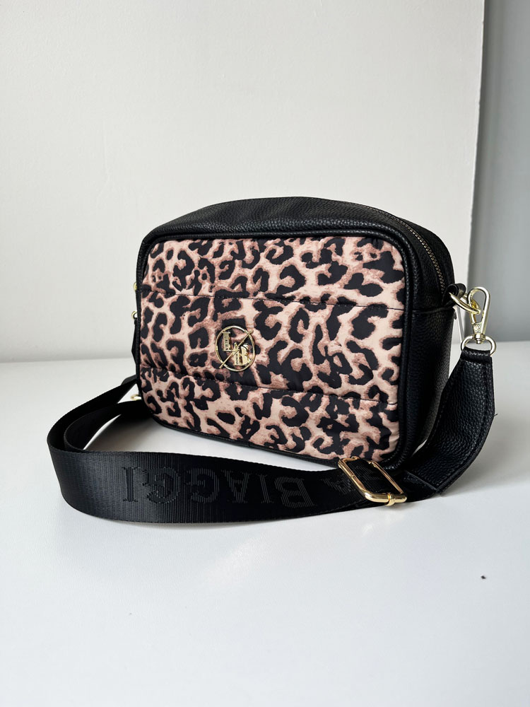 Šuštiaková crossbody kabelka Laura Biaggi DX-2136-panther