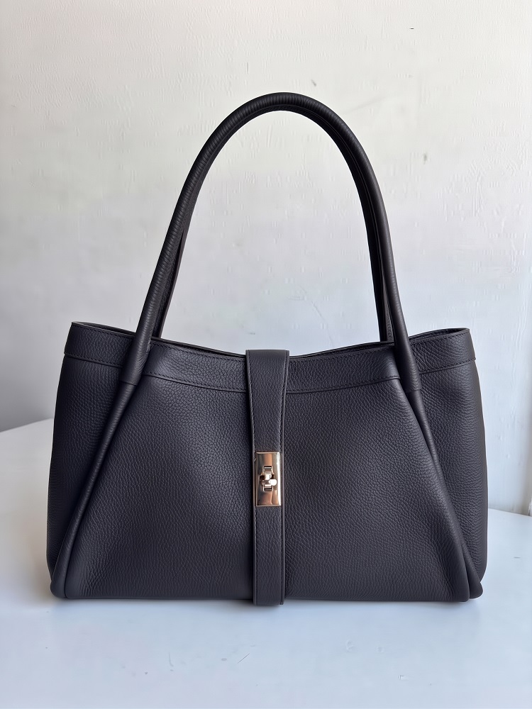 Dámska kabelka na rameno 2v1 s crossbody – čierna