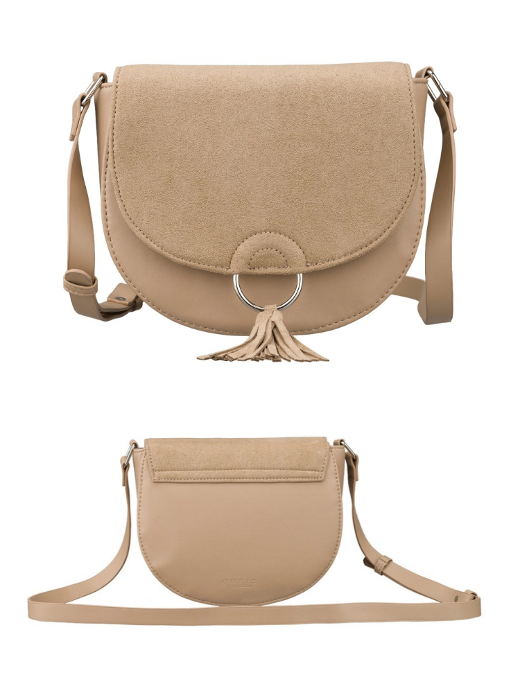 Béžová crossbody kabelka Peterson - malá a praktická