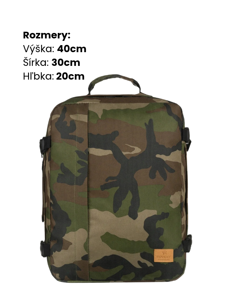 Cestovný ruksak Peterson – ideálna príručná batožina do lietadla 