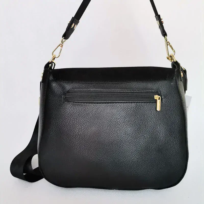 Čierna crossbody Laura Biaggi – praktická kabelka na rameno