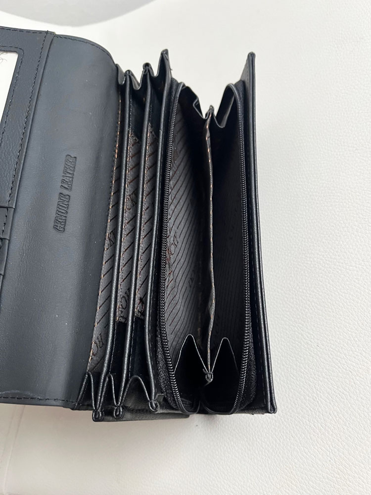 Dámska kožená peňaženka ROVICKY RPX-20A-3/7936-black