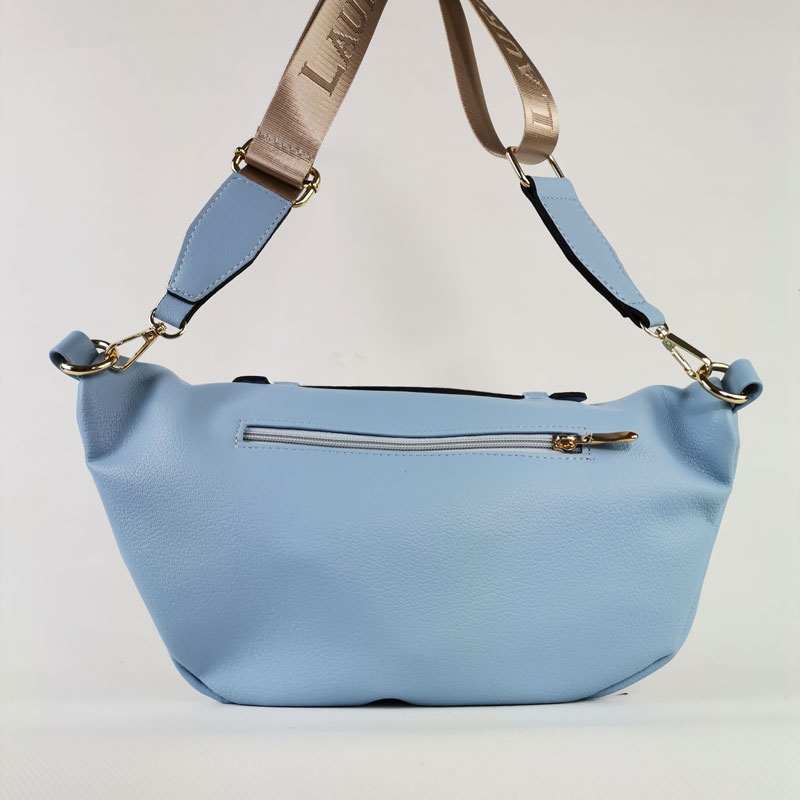 Modrá crossbody kapsička Laura Biaggi DX-JS-182-l.blue