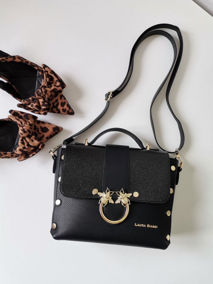 Čierna crossbody kabelka Laura Biaggi DX-JS104-blackNEW