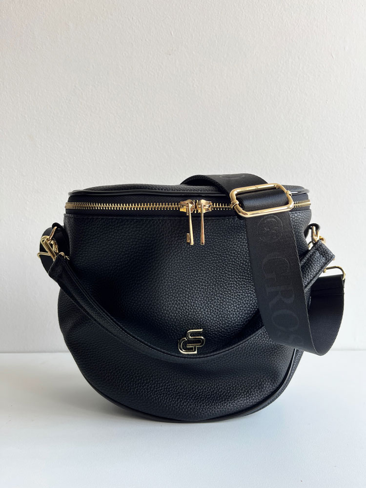 Čierna crossbody kabelka GROSSO GS-3003-blackNEW