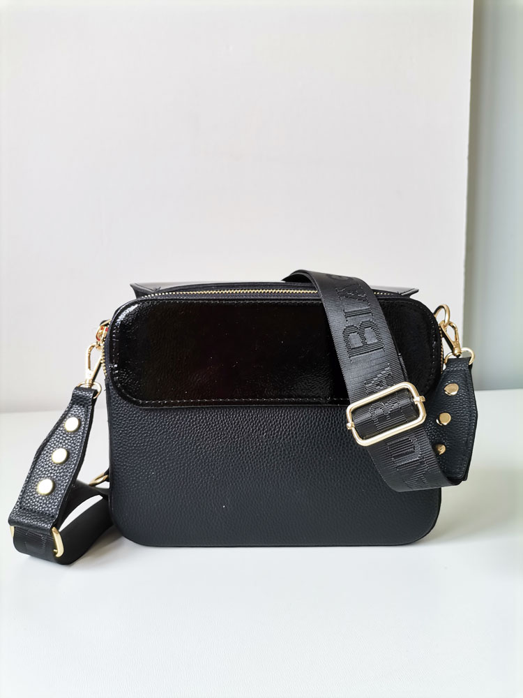 Čierna crossbody kabelka Laura Biaggi DX-JS170-blackLAK