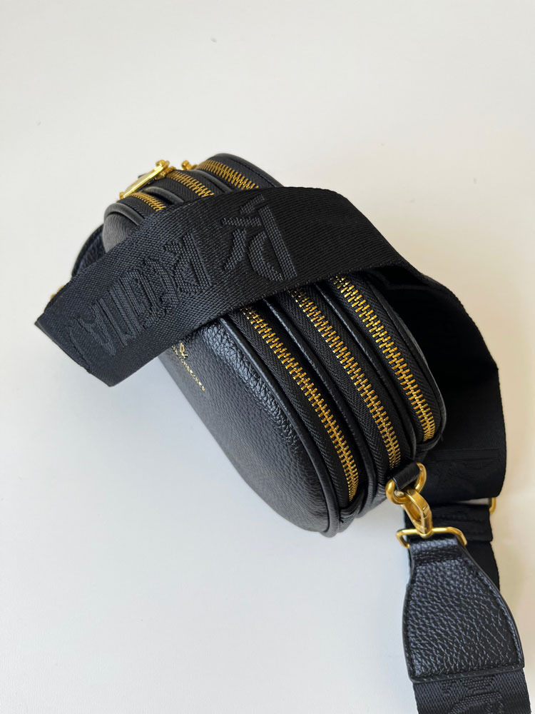 Trojpriehradková crossbody kabelka RS3494-black