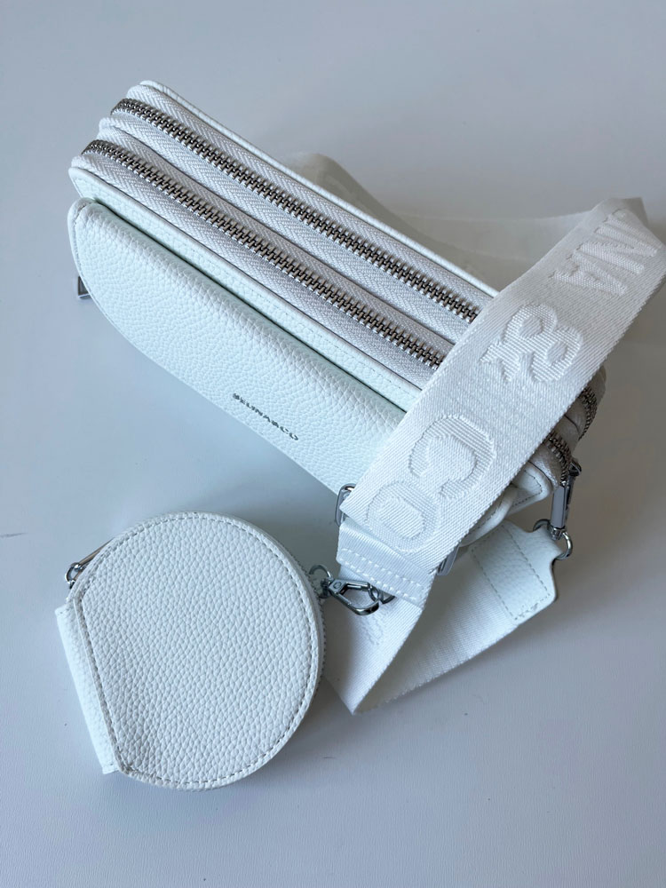 Biela crossbody/peňaženka F-Y-90-4-white