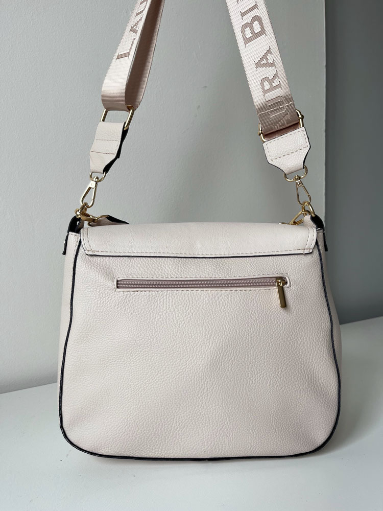 Béžová crossbody Laura Biaggi – praktická kabelka na rameno