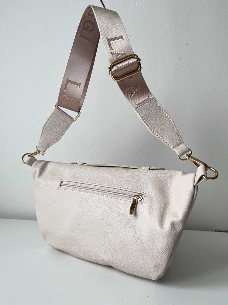 Ekokožená crossbody kapsička Laura Biaggi DX-JS-182-beigeECO