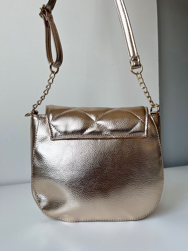 Zlatoružová crossbody kabelka GROSSO GS-3108-rosegold