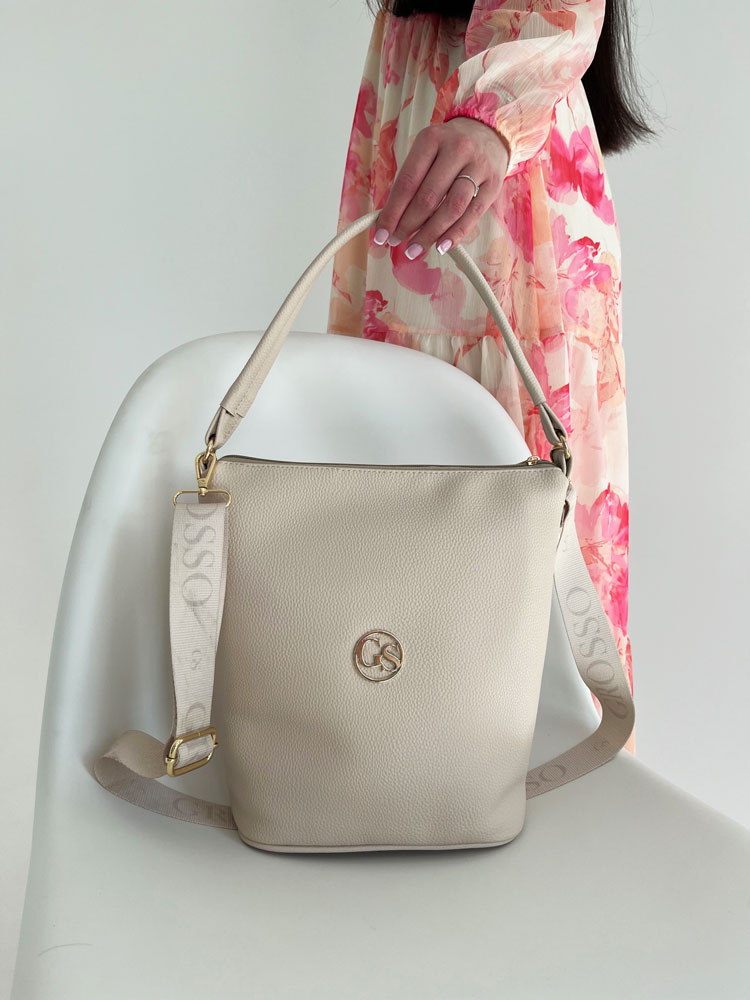 Kabelka na rameno/crossbody GROSSO GS-JPS022-cream