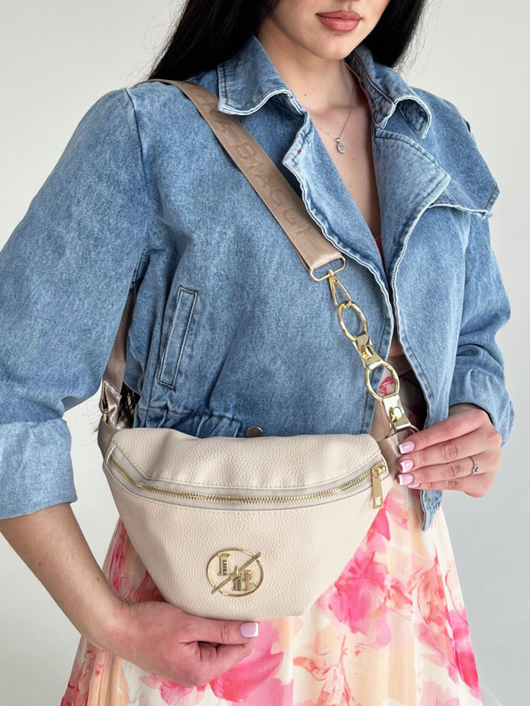 Béžová crossbody Laura Biaggi DX-KB82-beige