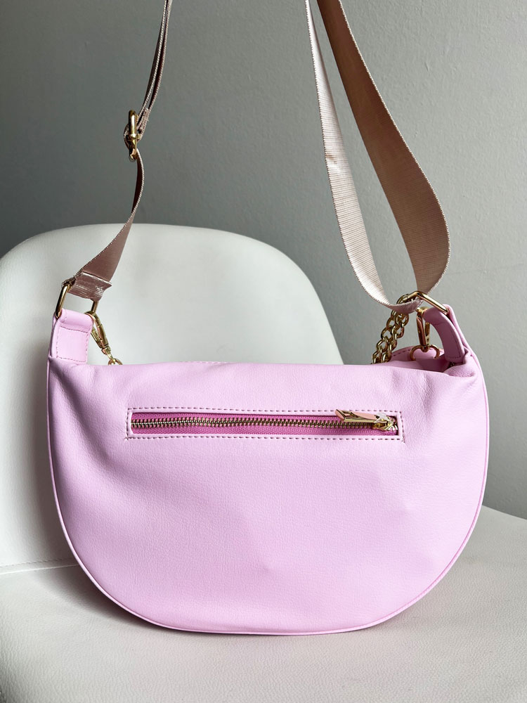 Ružová crossbody kabelka Laura Biaggi DX-JS305-pink