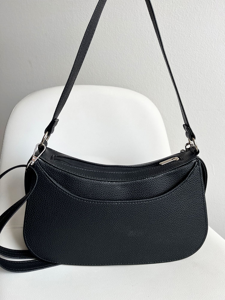 Čierna kabelka na rameno GS-3804-black