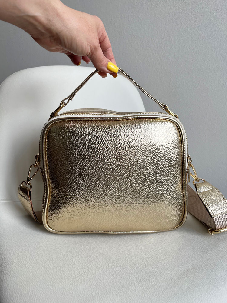 Kabelka do ruky/crossbody GROSSO GS-JCS0013-beige/gold