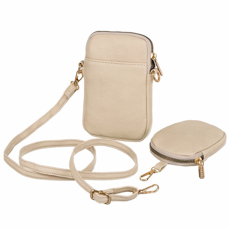 Béžová crossbody/peňaženka R-KP-10-F19-beige