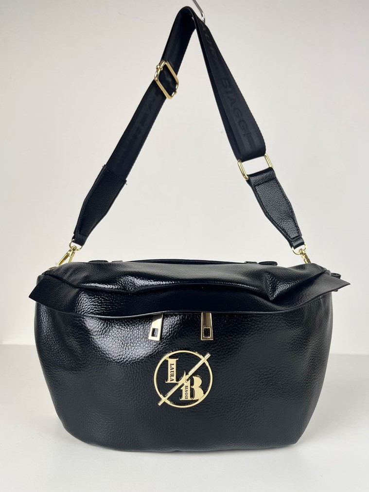 Čierna crossbody kapsička Laura Biaggi DX-JS-182-blackLESK