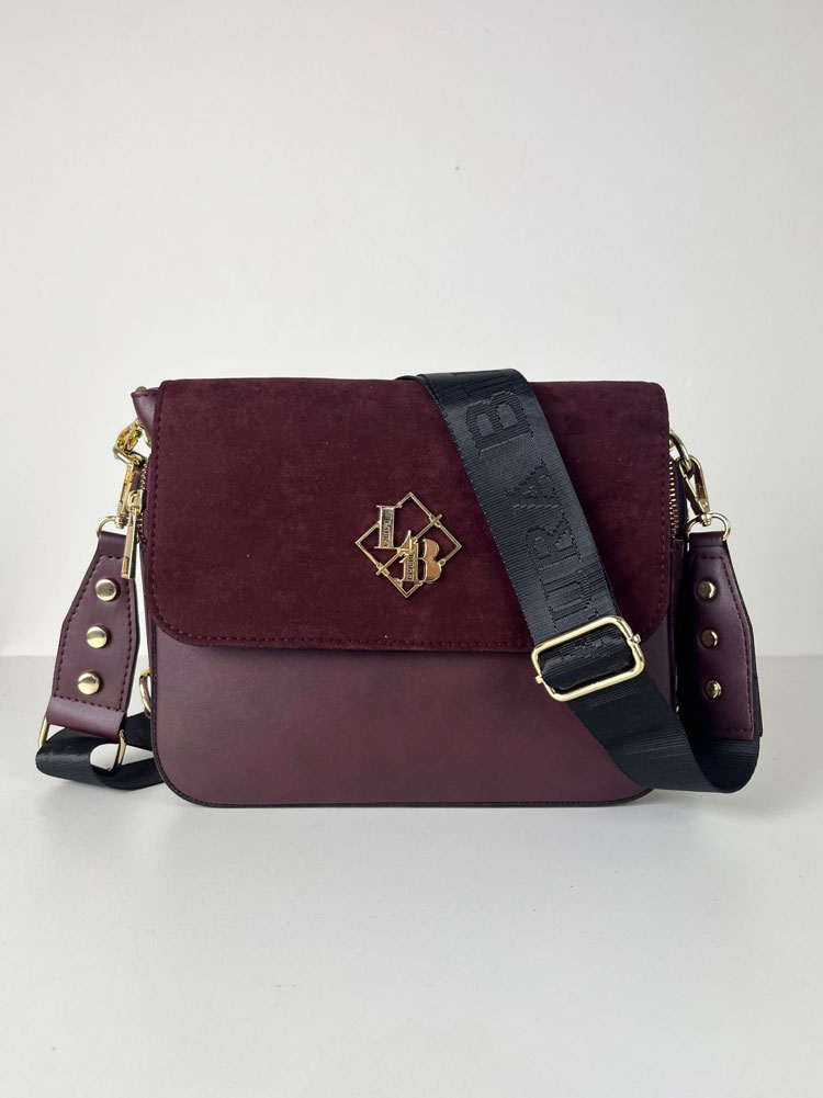 Bordová crossbody kabelka Laura Biaggi DX-JS170-bordoZAM