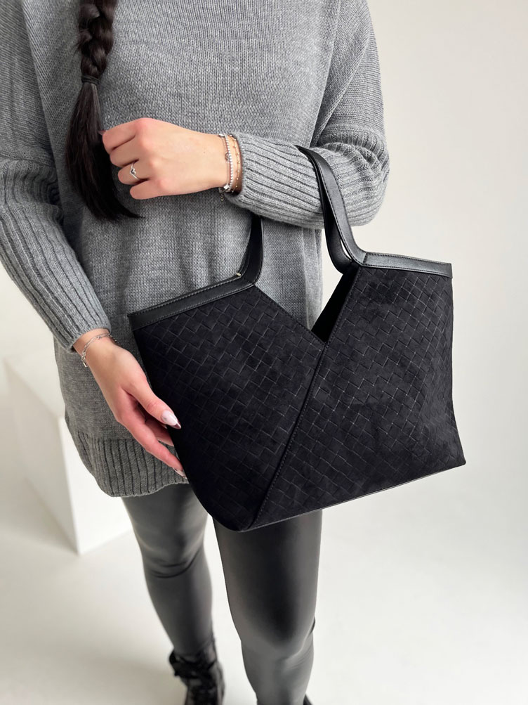 Čierna kabelka do ruky MM25667-noir