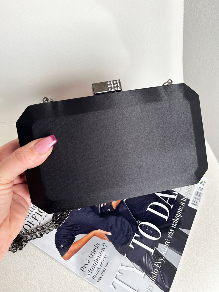 Čierna spoločenská kabelka LK5828-black