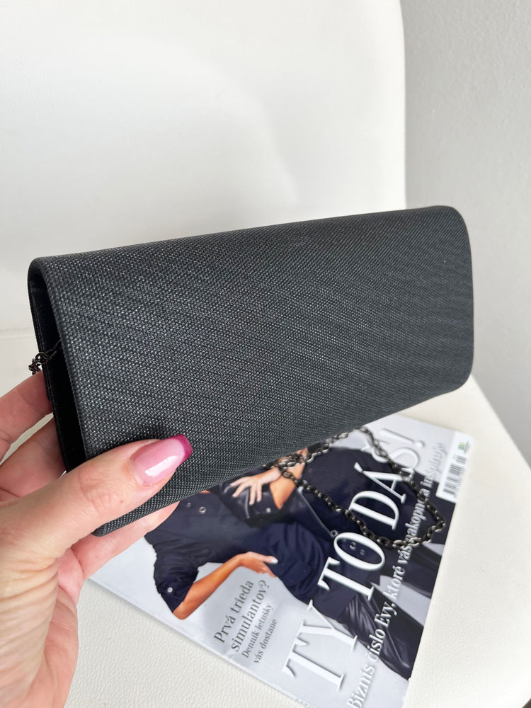 Čierna listová kabelka XX3422-black