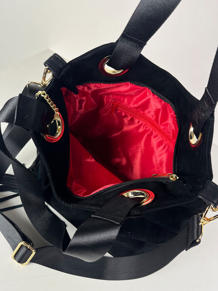 Bordová kabelka na rameno Laura Biaggi DX-S2444-bordo