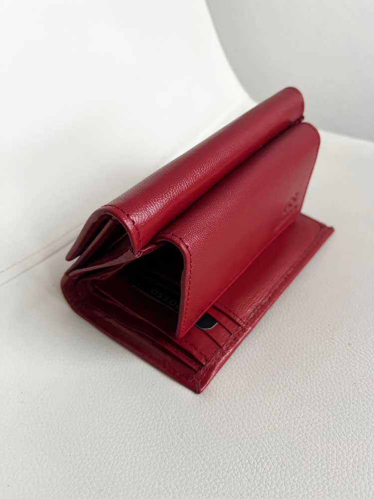 Dámska kožená peňaženka GROSSO ZD-02R-238-red