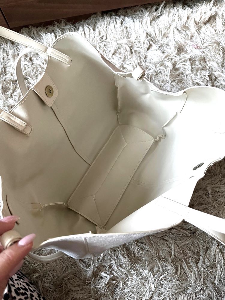 Béžová kabelka na rameno 8509A-beige