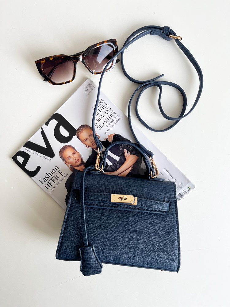Mini kabelka do ruky/crossbody D44-navy