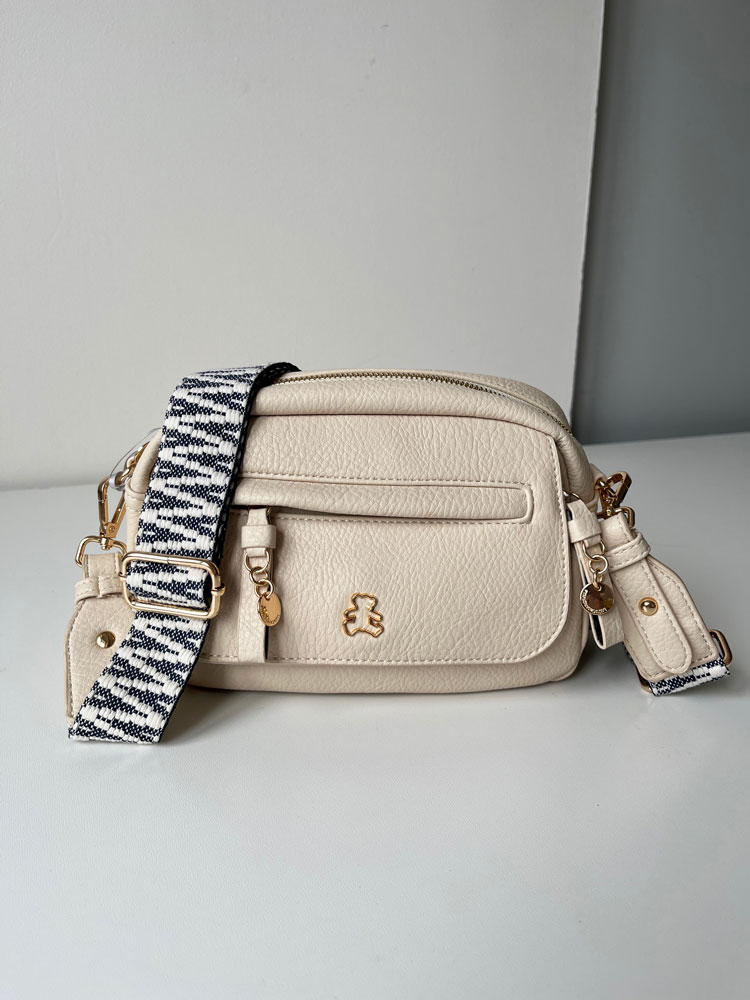 Crossbody kabelka Lulu Castagnette LULU-P24051-cream