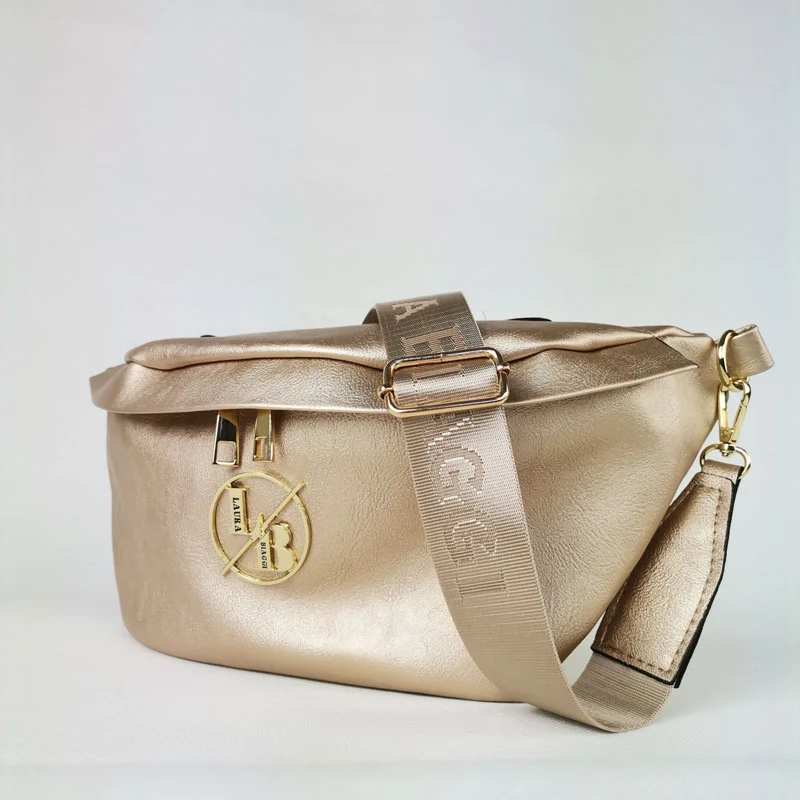 Zlatá crossbody kapsička Laura Biaggi DX-JS-182-gold