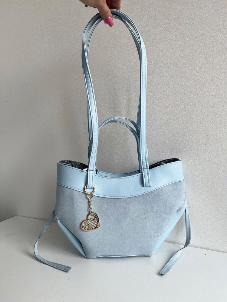 Modrá kabelka Laura Biaggi DX-F326-l.blue