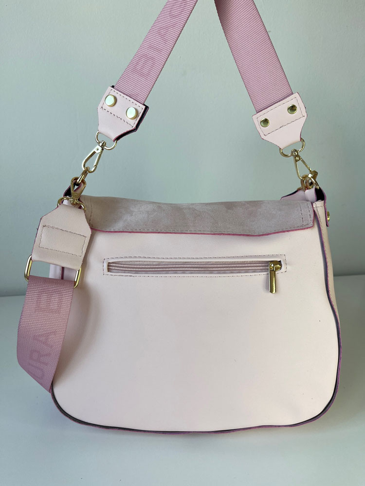 Ružová crossbody kabelka Laura Biaggi DX-F235-pink