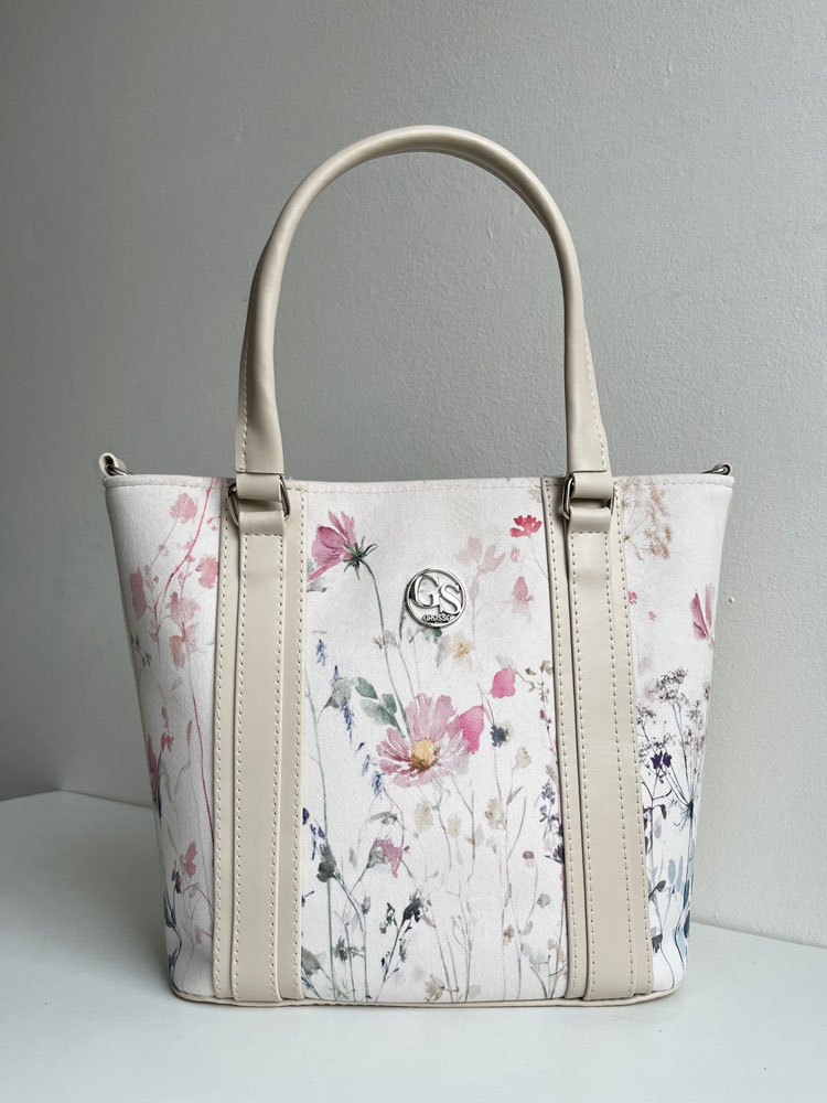 Béžová kabelka do ruky GROSSO GS-3791-beige