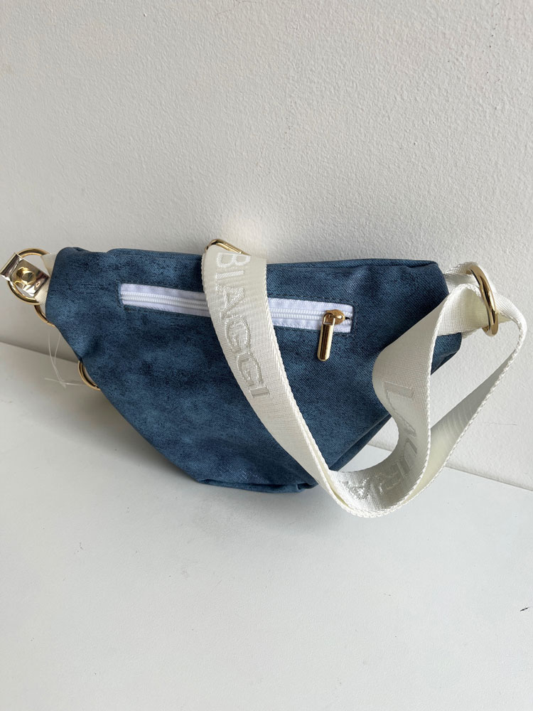 Jeansová crossbody kapsička Laura Biaggi DX-KB82-jeans blue