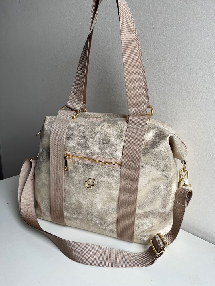 Kabelka na rameno GROSSO zlatá