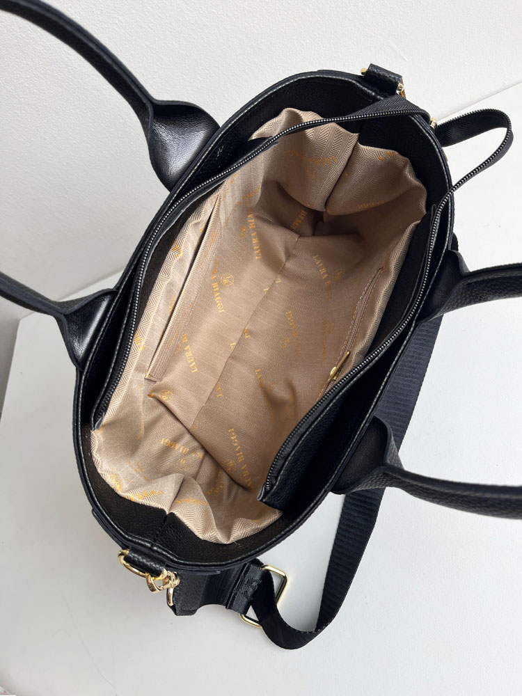 Kabelka do ruky Laura Biaggi čierna