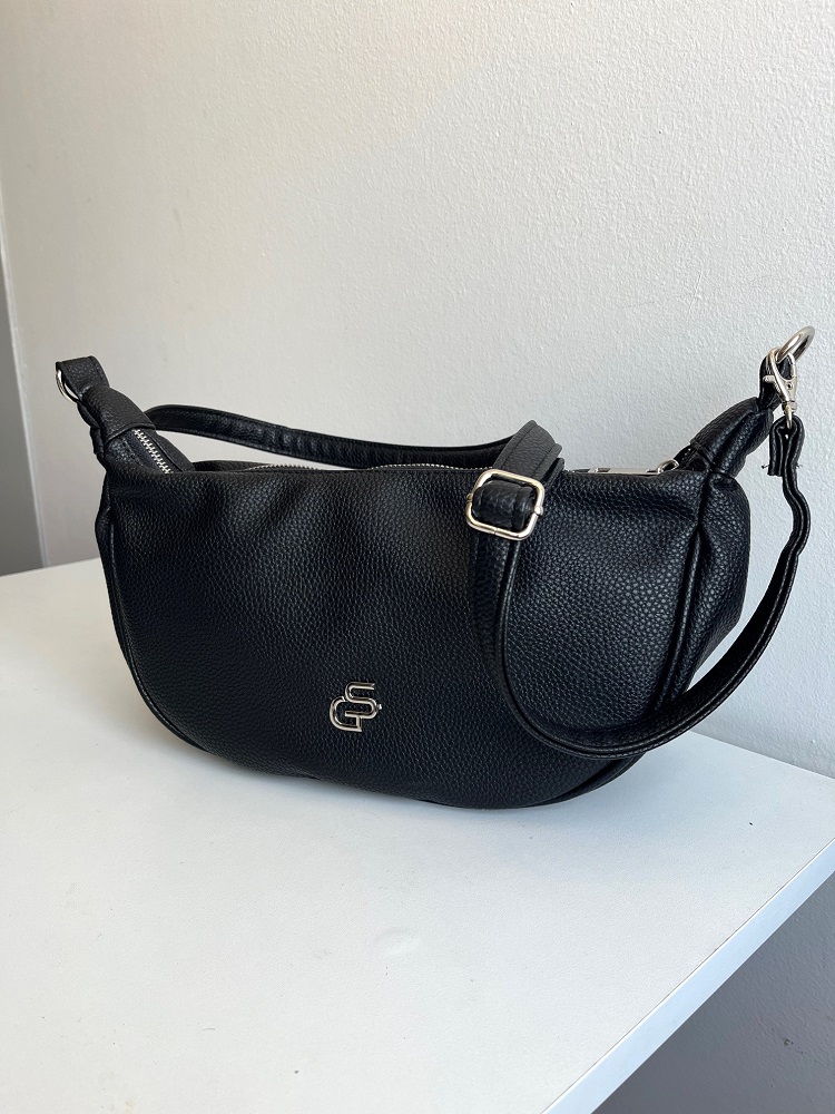 Čierna dámska crossbody kabelka GROSSO GS-4018-black
