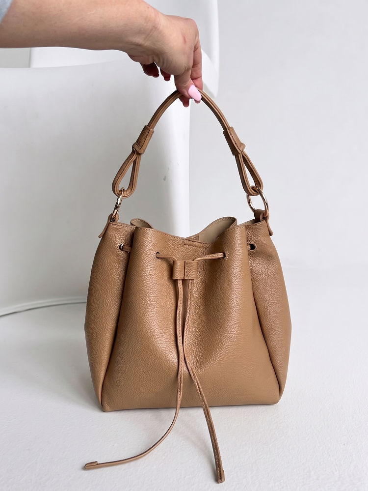 Dámsky vačok s crossbody kabelkou – elegantná 2v1 kabelka na každý deň hnedá