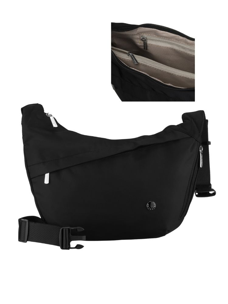 Nylonová crossbody – ľahká, praktická a veľká na cestovanie